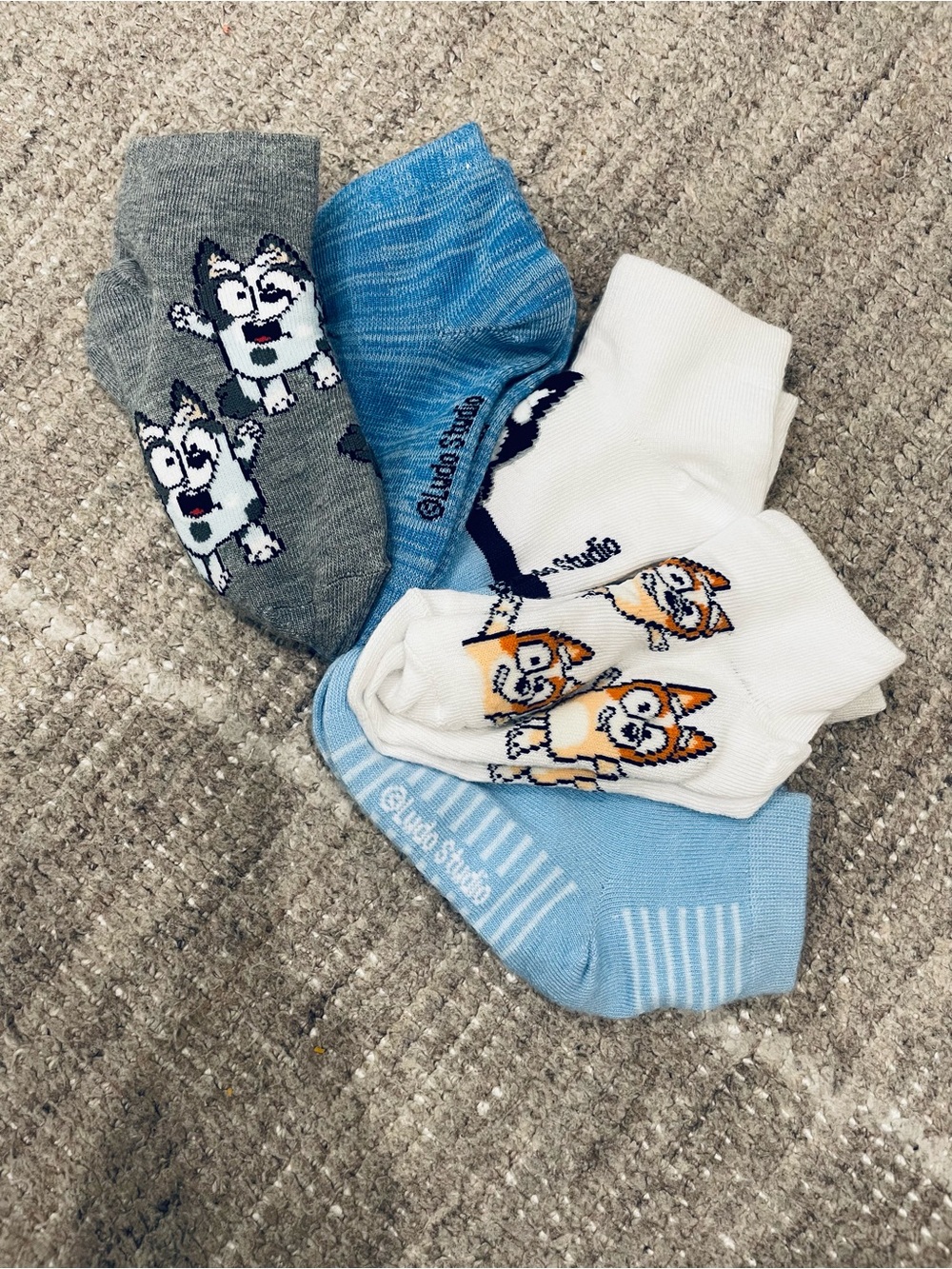 NWT Bluey & Bingo Crew Socks 🧦
